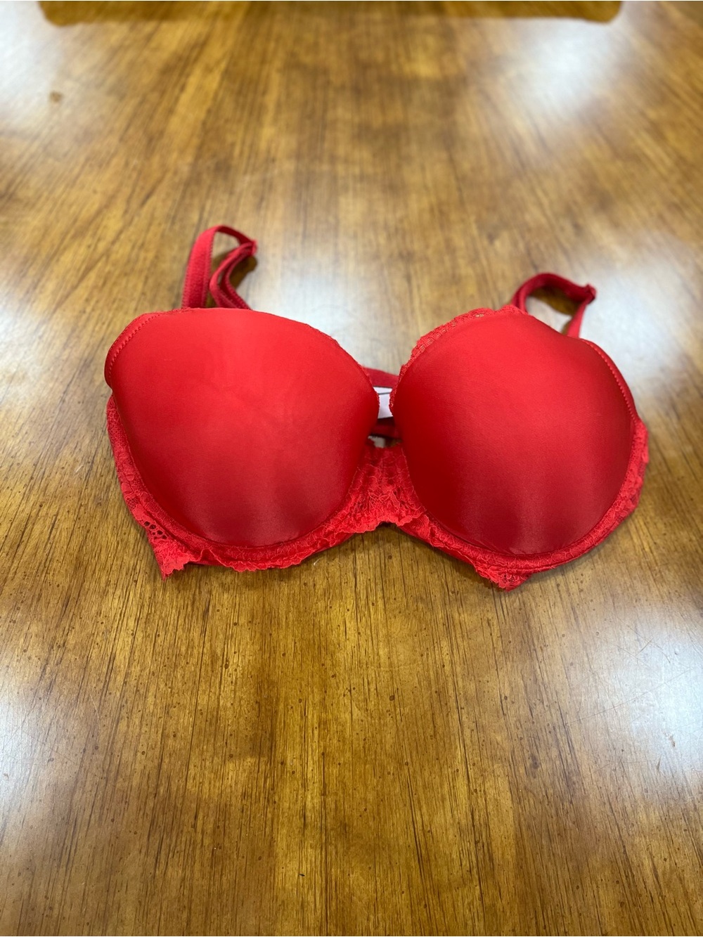 Victoria's Secret Red Lace Push-Up Bra